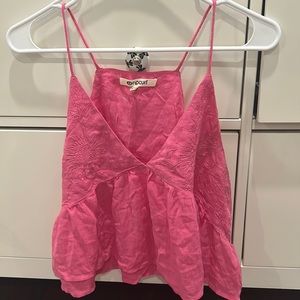 Pink flowy top RIP CURL